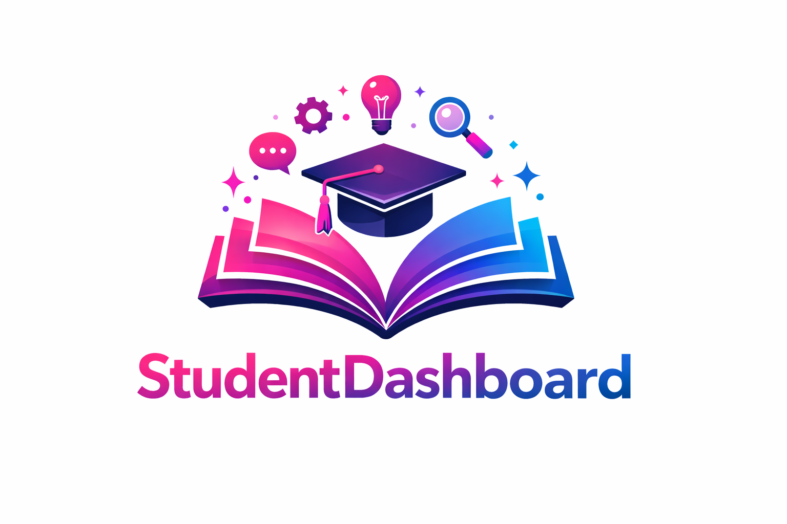 StudentDashboard interface for timetables, assignments, and school administration